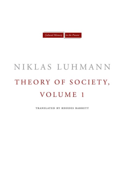 Theory of society /