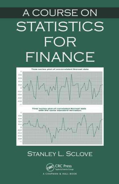 A course on statistics for finance /