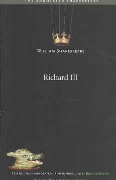 Catalog record for Richard III.