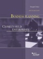 Book jacket for Business planning : closely held enterprises 