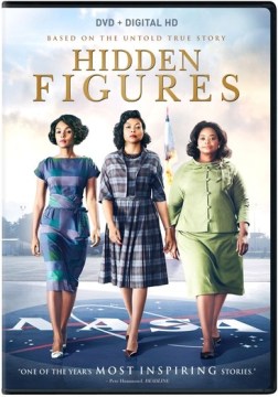 Three Black women, walking towards the camera, with a space rocket taking off in the background. 