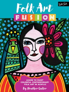 book cover for Folk art fusion
