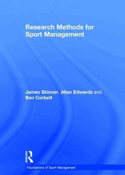 Research methods for sport management /