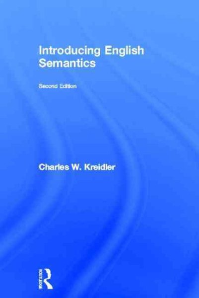 Introducing English semantics /