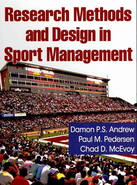 Research methods and design in sport management /