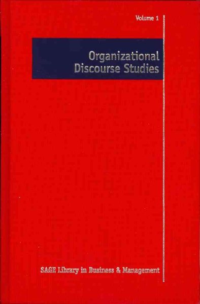 Organizational discourse studies /