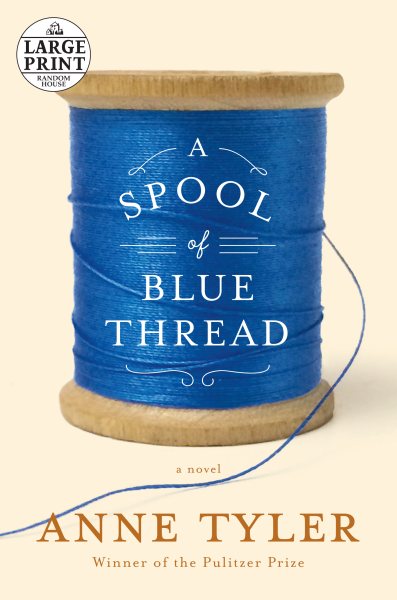 A spool of blue thread
