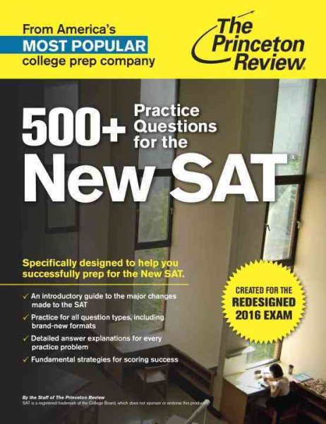 500+ practice questions for the new SAT