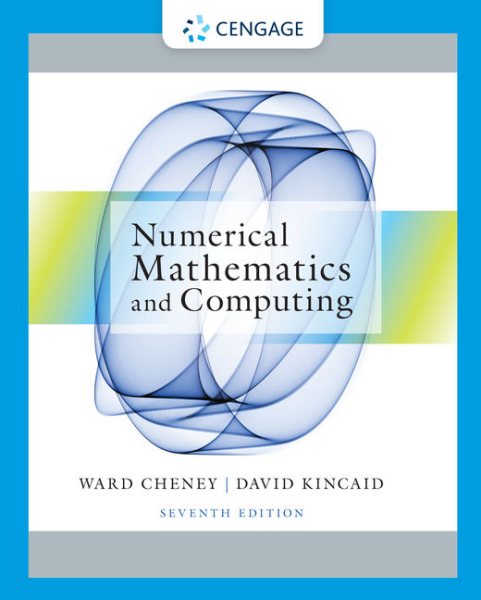 Numerical mathematics and computing /