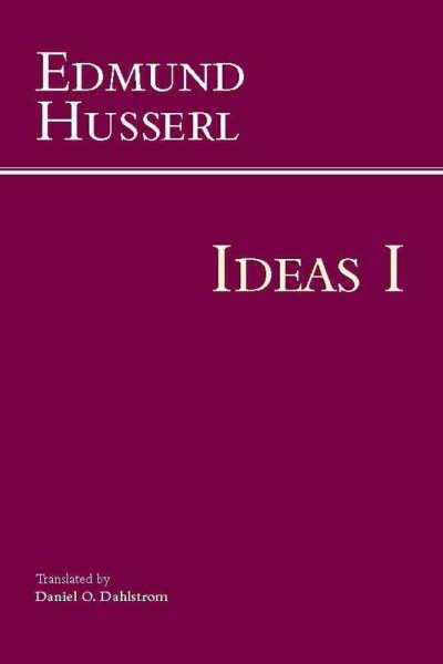 Ideas for a pure phenomenology and phenomenological philosophy.