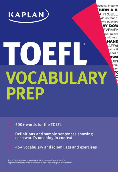 TOEFL vocabulary prep.