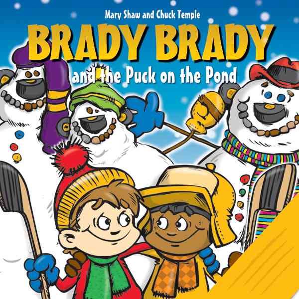Brady Brady and the puck on the pond