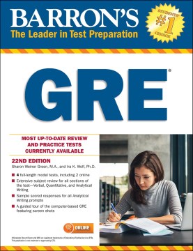 Barron's GRE, 22nd Edition (Revised)