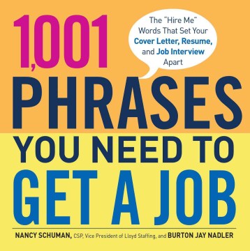 1,001 Phrases You Need to Get A Job