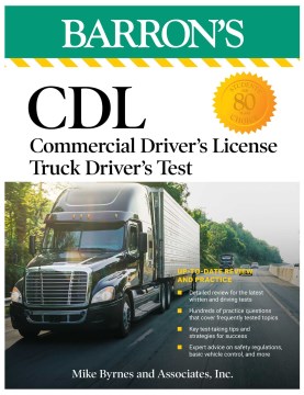 Barron's CDL Commercial Driver's License Truck Driver's Test Book Cover