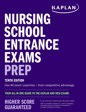 Nursing School Entrance Exams Prep Book Cover