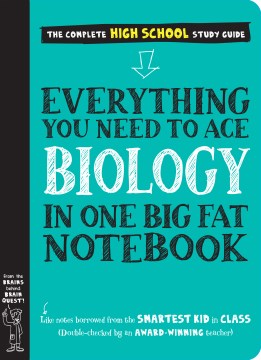 你需要在一个大笔记本的封面上获得生物学的一切
