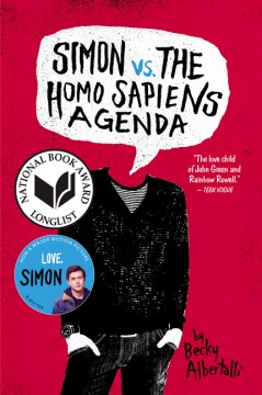 Simon vs. la Agenda del Homo Sapiens, portada del libro