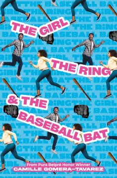 La niña, el ring y el bate de béisbol, portada del libro