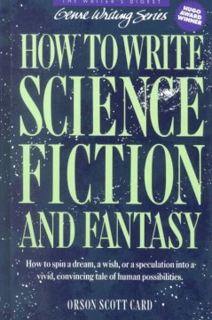 How to Write Science Fiction and Fantasy