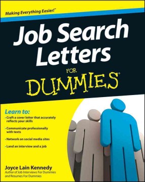 Job Search Letters for Dummies