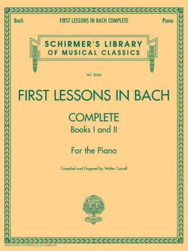 First lessons in Bach