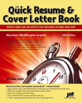 The Quick Resume &amp; Cover Letter Book