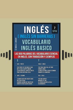 Inglés (Inglés Sin Barreras) Vocabulario Inglés Basico--7--STU