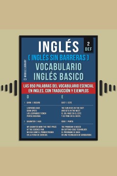 Inglés (Inglés Sin Barreras) Vocabulario Ingles Basico--2--DEF