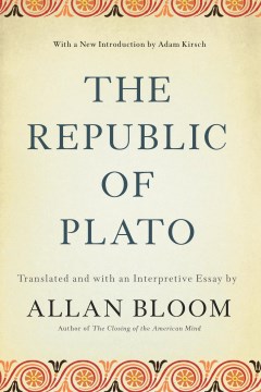 Book jacket for The Republic of Plato