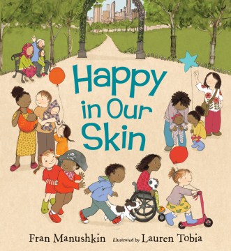 Book jacket for Happy in our skin