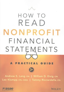 Book jacket for How to read nonprofit financial statements : a practical guide