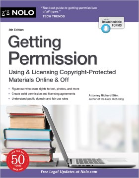 Book jacket for Getting permission : using & licensing copyright-protected materials online & off