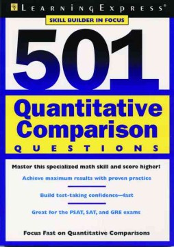 501 Quantitative Comparison Questions Brooklyn Public Library
