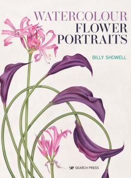 Book jacket for Watercolour flower portraits