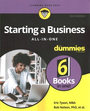 Book jacket for Starting a business all-in-one for dummies