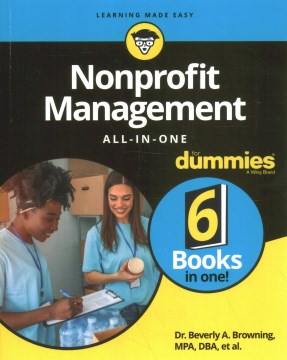 Book jacket for Nonprofit management all-in-one