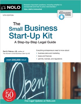 Book jacket for The small business start-up kit : a step-by-step legal guide