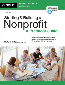 Book jacket for Starting & building a nonprofit : a practical guide