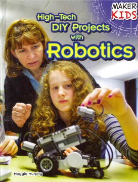 Book jacket for High-tech DIY projects with robotics