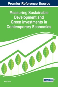 Book jacket for Measuring sustainable development and green investments in contemporary economies