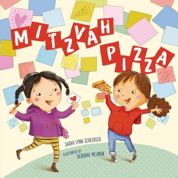 Book jacket for Mitzvah pizza