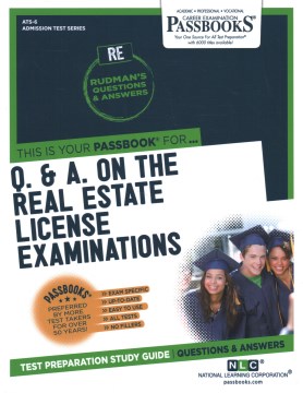 Book jacket for Q. & A. on the real estate license examinations