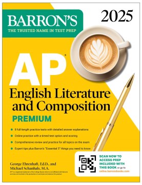 Ap English Literature and Composition 2025 : 8 Practice Tests + Comprehensive Review + Online Practice