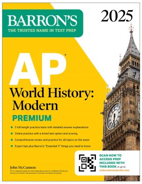 AP World History - Modern 2025 : 5 Practice Tests + Comprehensive Review + Online Practice