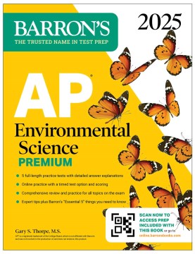 Ap Environmental Science 2025 : 5 Practice Tests + Comprehensive Review + Online Practice