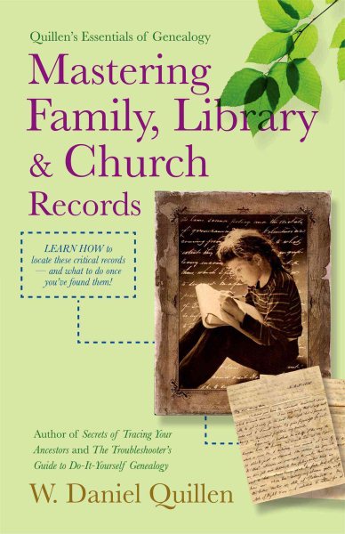 Cover of Mastering Family, Library and & Church Records