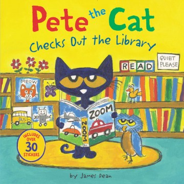 Catalog record for Pete the cat checks out the library