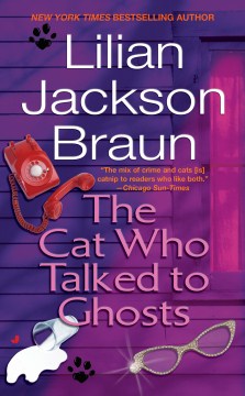 The cat who talked to ghosts book cover