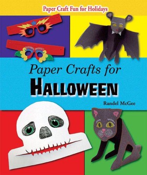 Paper crafts for Halloween book cover